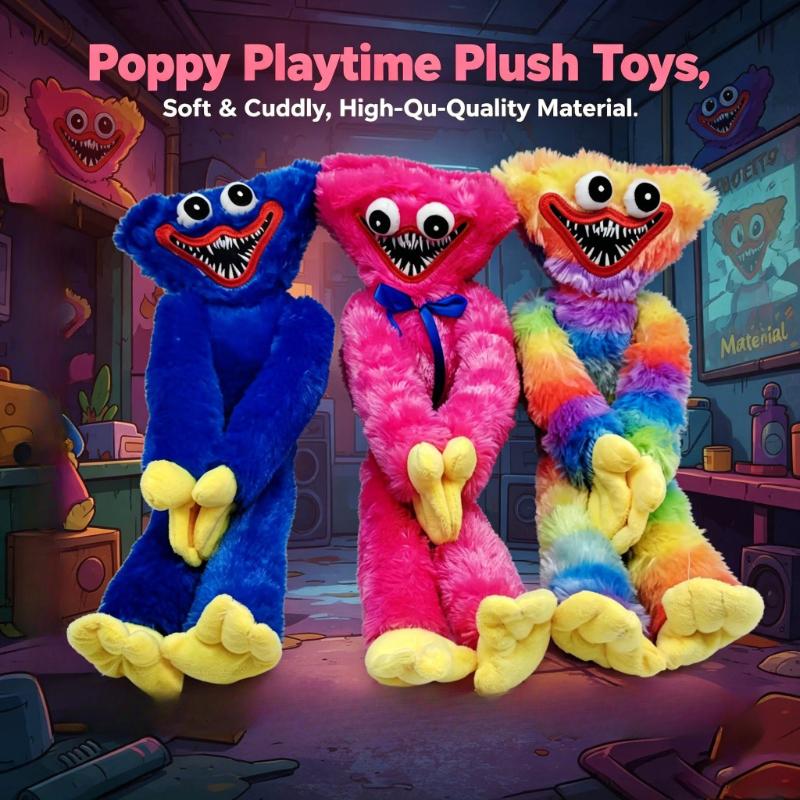 Regenbogen Flauschiges Monster Plüschtier Lange Arme Beine Weiches Kuschelkissen Niedlicher Cartoon Haus Sofa Dekor Geburtstagsgeschenk