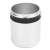 Coffee Machine Dosing Cup Wide Mouth Aluminum Alloy Easy to Use Coffee Powder Cup for Portafilters 51mm 53mm Black