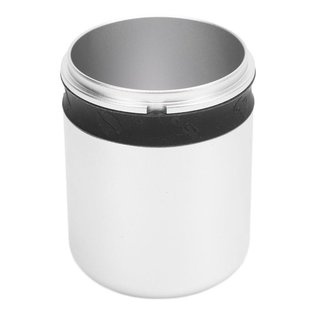 Coffee Machine Dosing Cup Wide Mouth Aluminum Alloy Easy to Use Coffee Powder Cup for Portafilters 51mm 53mm Black