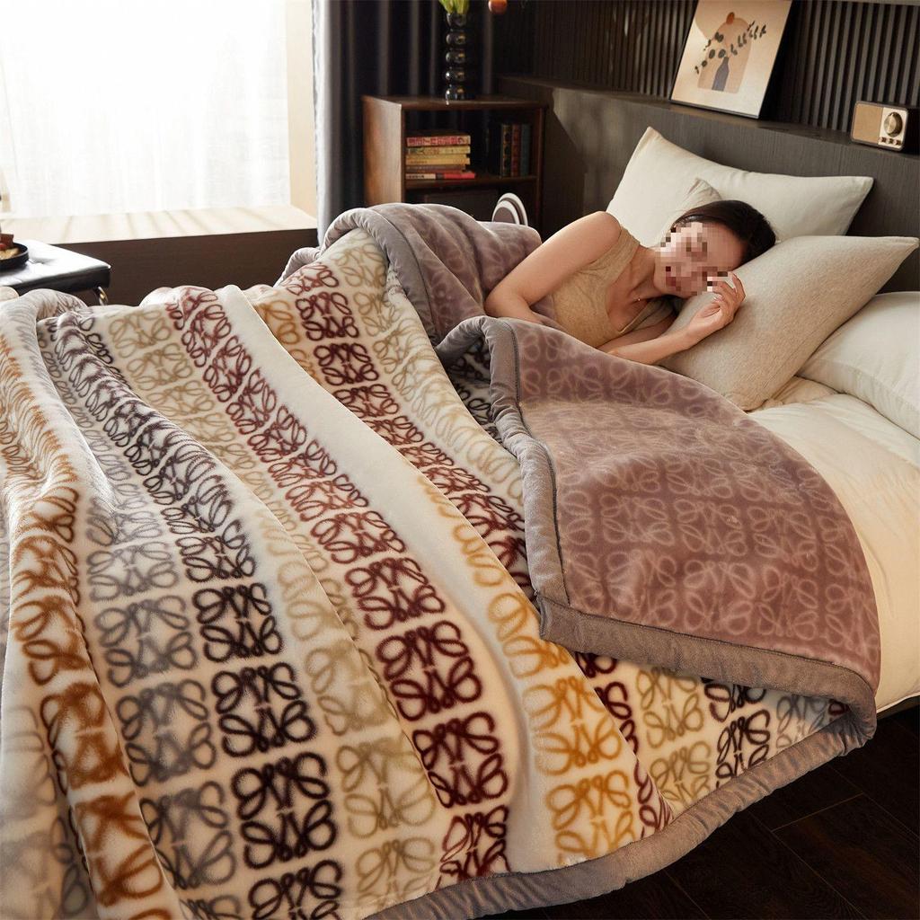 G5Z Winter Thickened Flannel Blanket – Coral Warm Single Dorm Bed Sheet Blanket