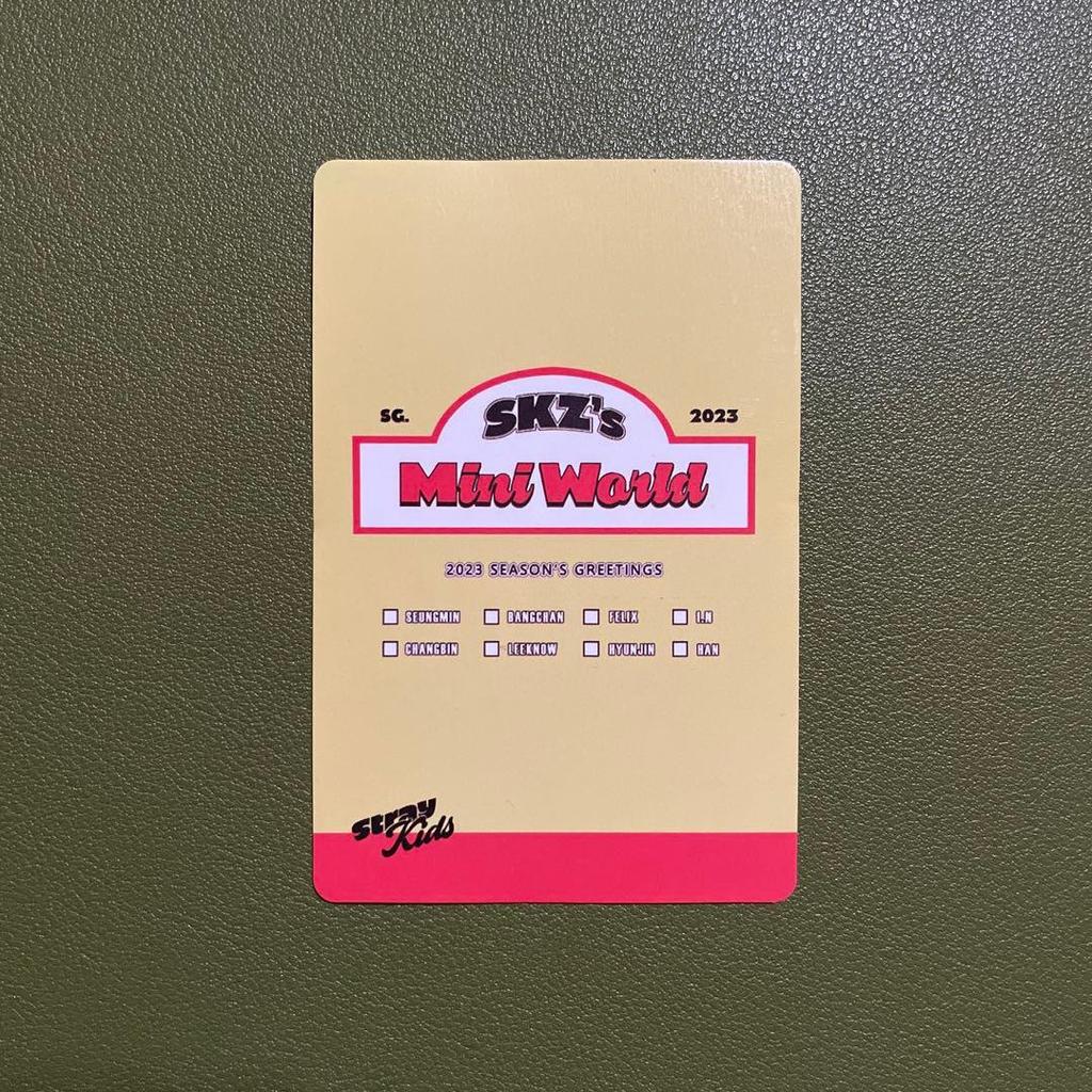 [USED] Stray Kids Seagreen 2023 Felix Trading Card