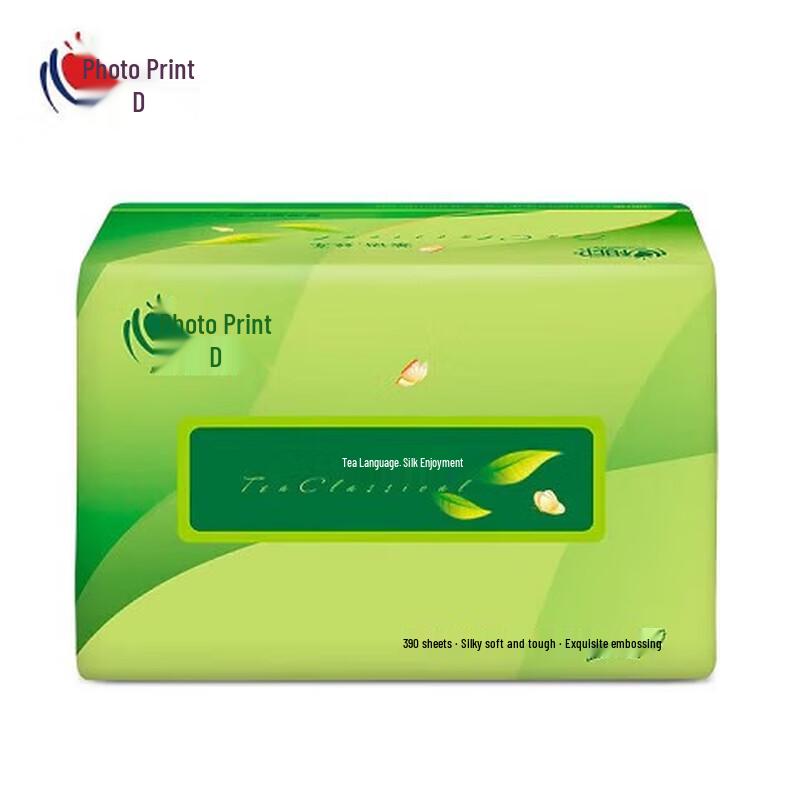 Mind Act Upon Mind Tea Language Silk Facial Tissues, 6-Pack