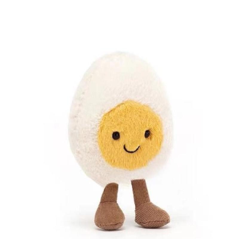 Cute Nordic Boiled Egg Plush Toy For Kids Soft And Cuddly Egg Doll