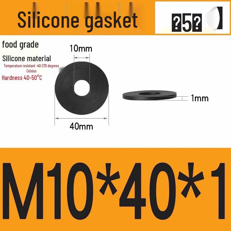 Silicone High-Temp Waterproof Gasket & Shock Absorbing Seal Pad