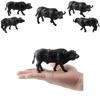 Wildlife Water Buffalo Figurine Plastic Animal Model For Childs Educational Toy And Decor