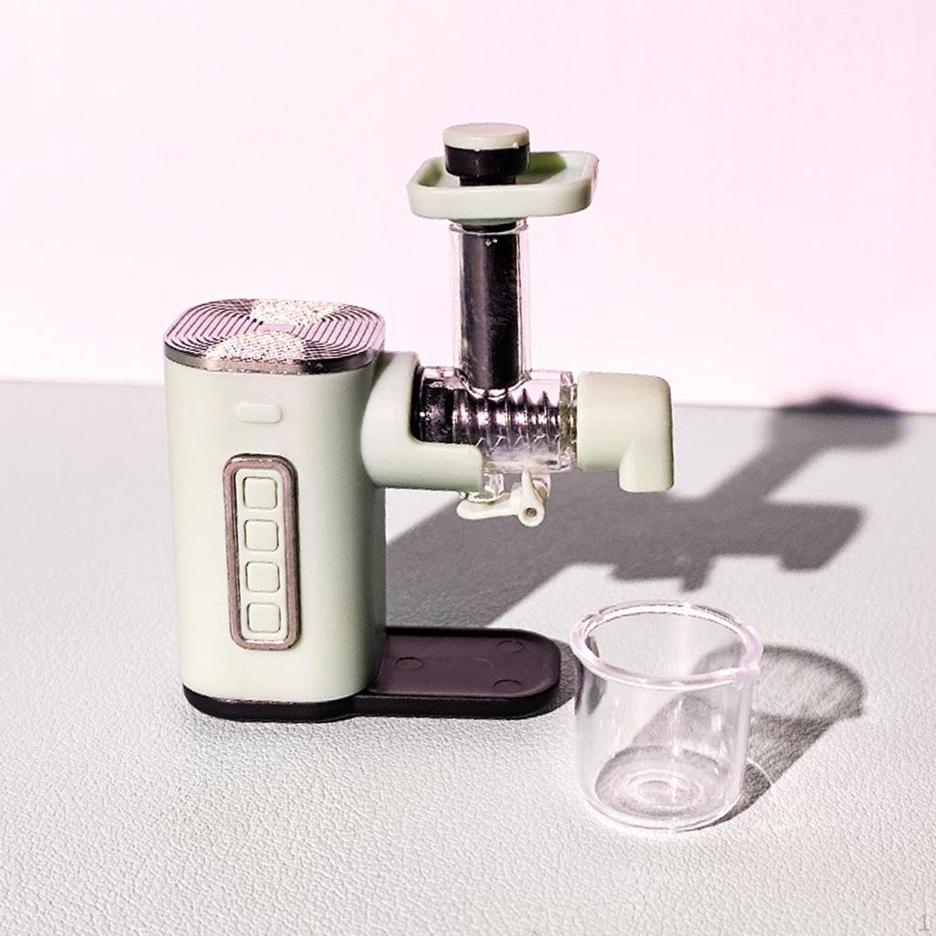 1/12 Entsafter Modell Puppenhaus Dekoration, Simulationsmöbel Kleine Küchengeräte Lebensszene für