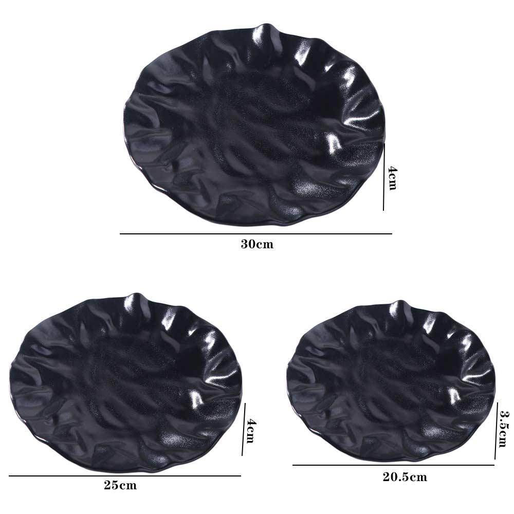 Ceramic Western Cuisine Plate Creative Dessert Tray Kitchen Organizer Steak Plate  Snacks