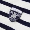 Teenie Weenie Bear Letter Stripe Knitted Cardigan