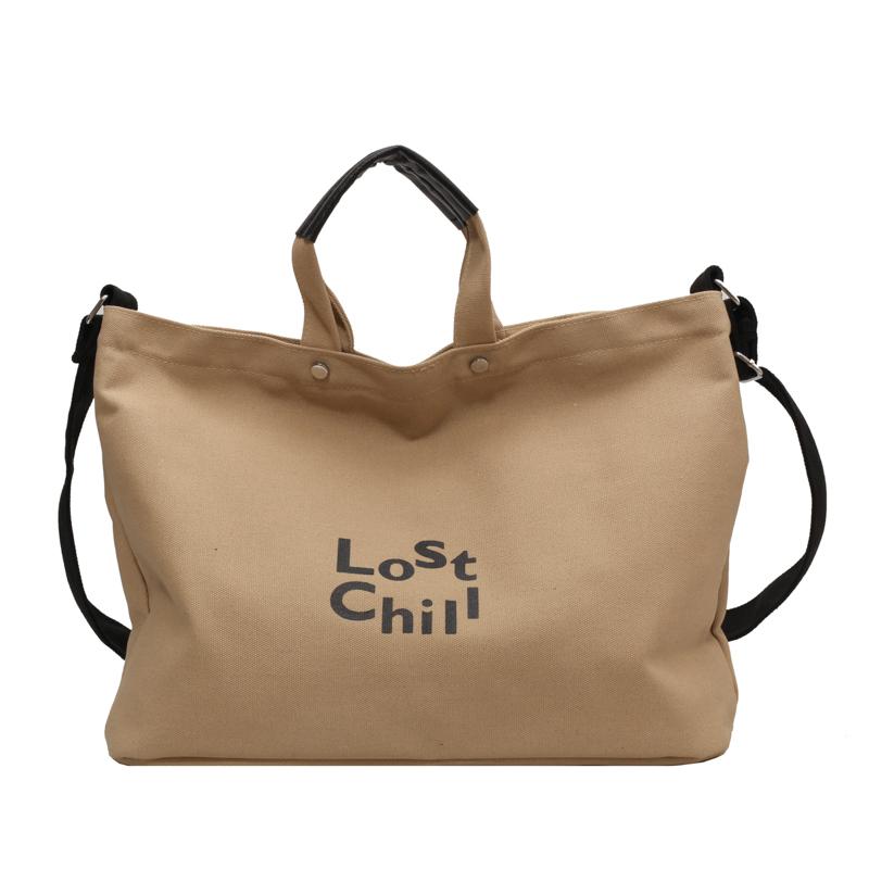 

Полотняна сумка великої ємності. Сумка на плече. Жіноча сумка. Сумка хакі