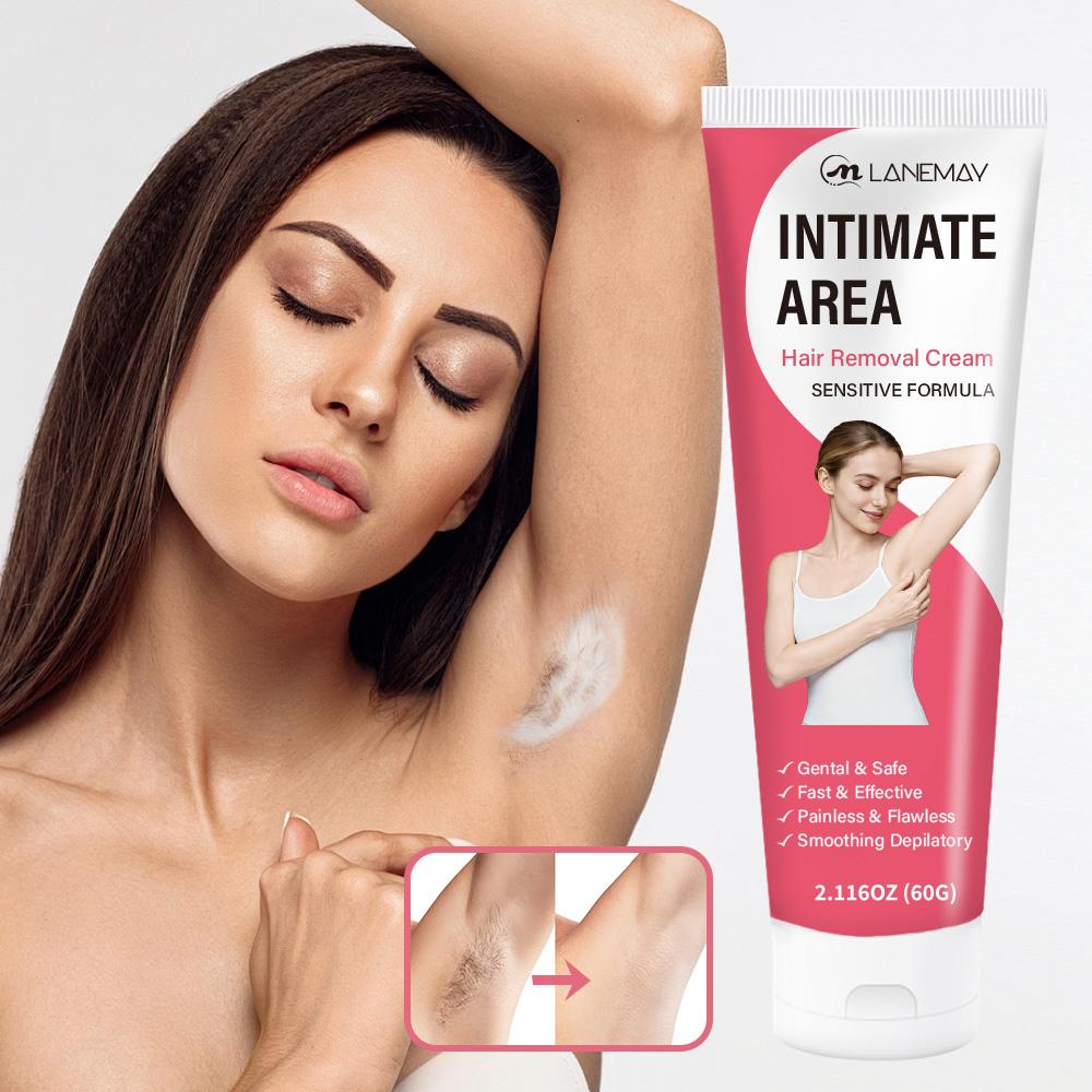 Hair Removal Cream-Gentle & Safe-Fast & Effective-Painless & Flawless-Suitable For All Skin Types, 60g