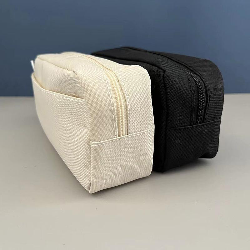 Estojo de Lápis de Capacidade Preto Kawaii Estojos de Lápis Bonitos Estojo de Caneta de Estudante Grande Material Escolar Papelaria Bolsas de Lápis Bolsa de Lápis