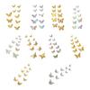 Hollow Butterfly Wall Decals 3D Butterflies Wall Sticker Butterfly Wall Decoration Party Supplies for Art Lovers