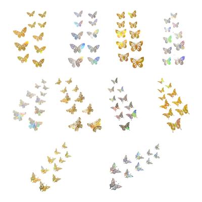 3D Butterfly Wall Decoration 3D Butterfly Wall Sticker Butterfly Wall Decals for Living Room Bedroom and Kids' Rooms