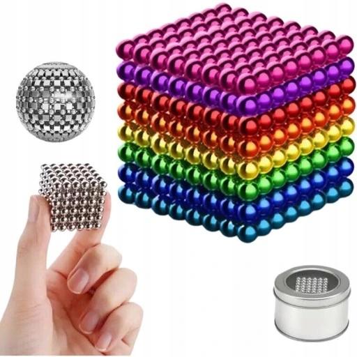 Kulki Magnetyczne Klocki Neocube 4Mm 8 Kolorowe