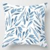 Blue Geometric Shiny Pattern Pillowcase Office Living Room Home Pillowcase Car Ornaments