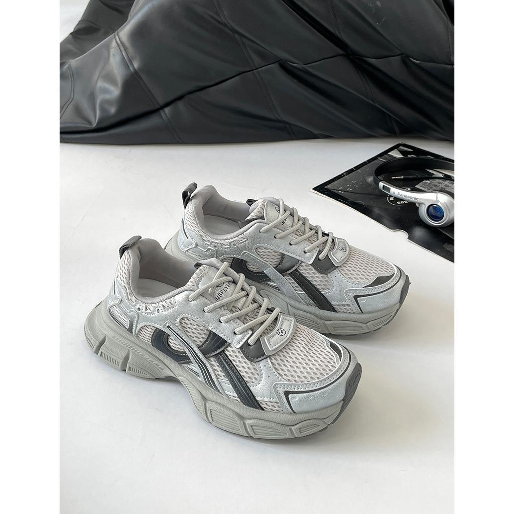 Platform Dad Shoes Women's Small Height Increase 2025 Super Hot New Autumn Versatile Fashion Casual Sports Shoes Women's