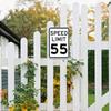 1pc R2 55 MPH Speed Limit Vintage Metal Sign, H.I.P. Funny Gift for Colleagues, 8x12in Unframed Indoor Outdoor Decor