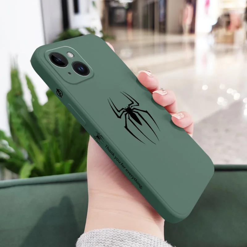 Spider Bats Phone Case For iPhone 16 15 14 13 12 11 Plus Mini Pro Max X XR XS SE2020 8 7 Phone Funda Super Hero