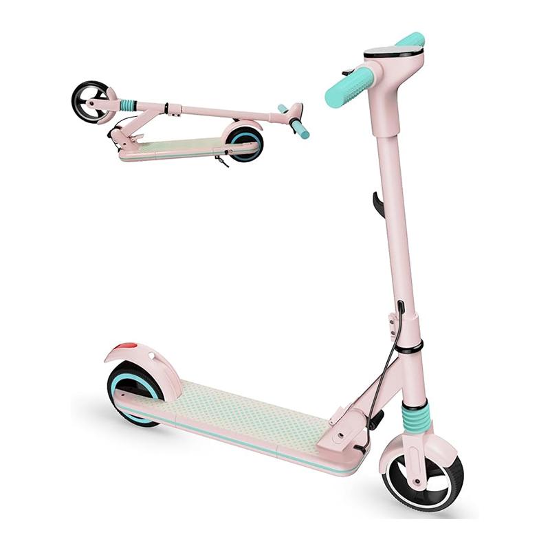 

Электросамокат, для детей 6-12 лет, ограничение скорости 9 миль/ч, складной 6,5 дюймов и легкий 8 кг, запас хода 8 миль, светодиодный дисплей, легкий детский электросамокат чёрный