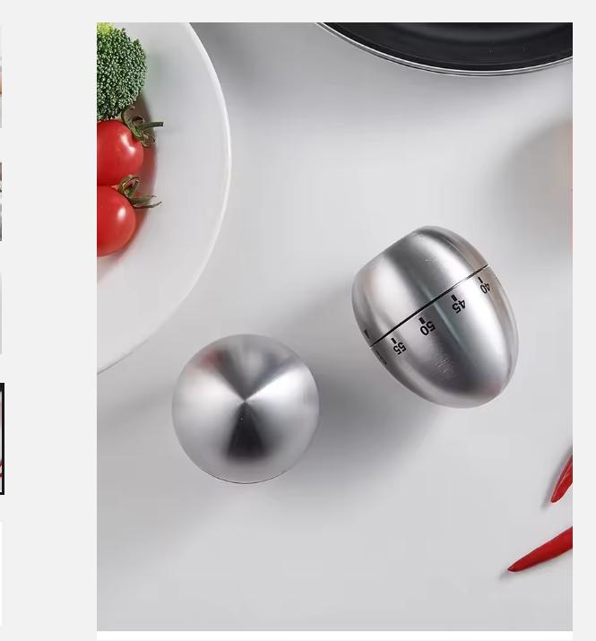 2025 Creative Kitchen Mechanical Timer Egg Timer 60 Minutes Student Timing Baking Cooking Reminder