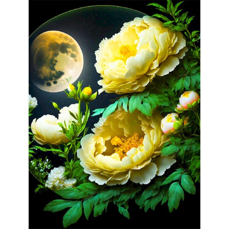 Diamond Painting 5d Flowers Full Square Drill Diamond Embroidery Cross Stitch Peony Handicraft Wall Art Home Decorati