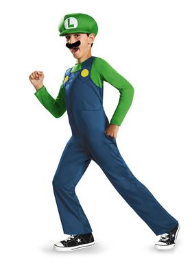 Set 3 piese Luigi Cosplay Halloween copii [Clear Stone]