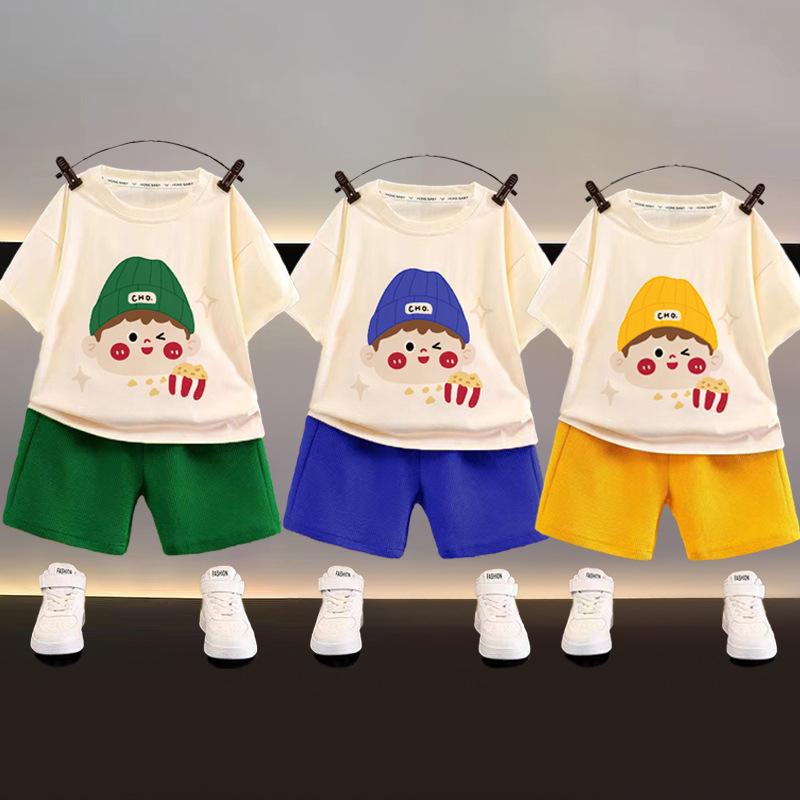 Baby Clothes Summer Children's Casual Sets Cute Fashion Suit Infants Tops and Shorts Two Piece Set