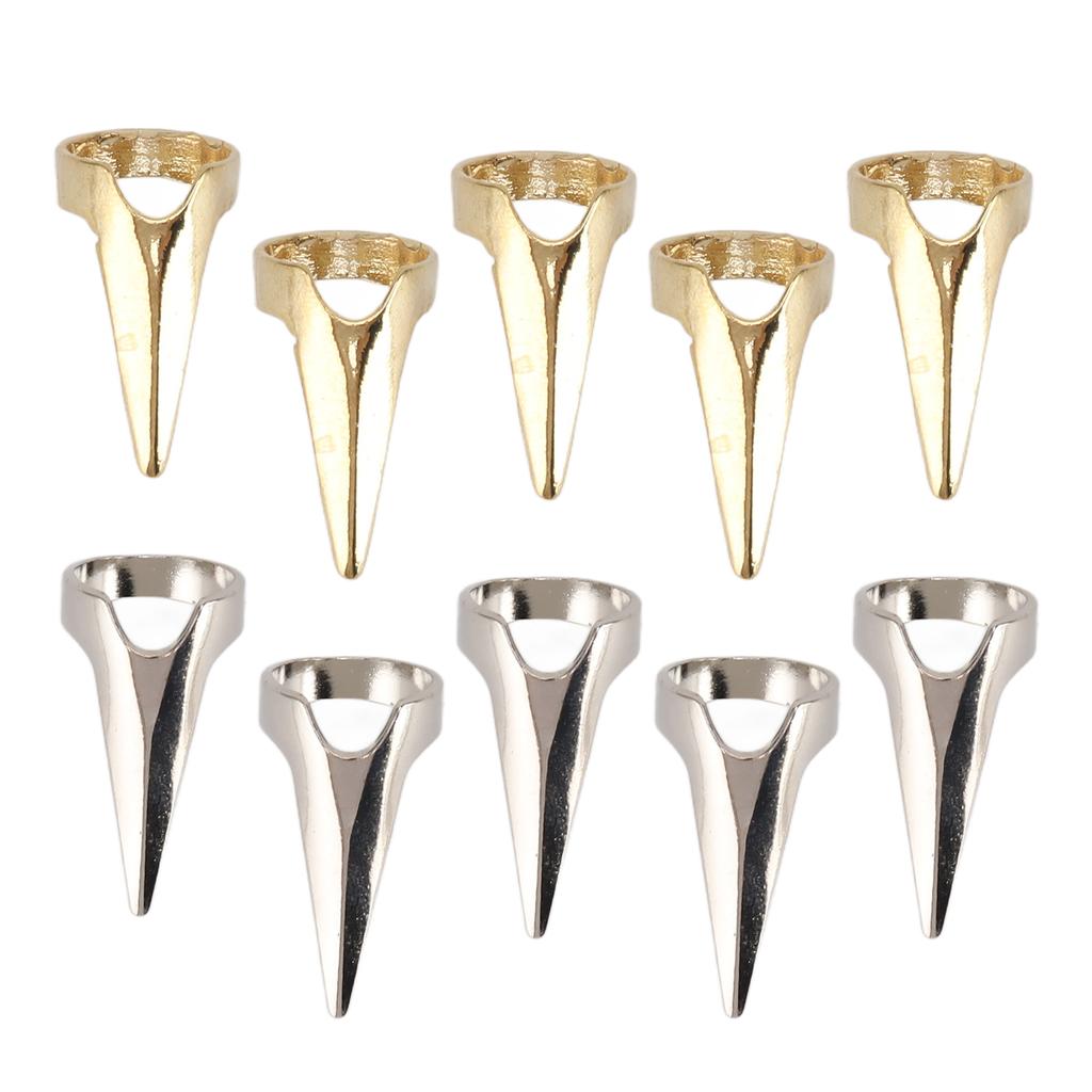 10PCS Hair Parting Ring Hair Selecting Tool for Halloween Cosplay Sectioning Hair Extensions