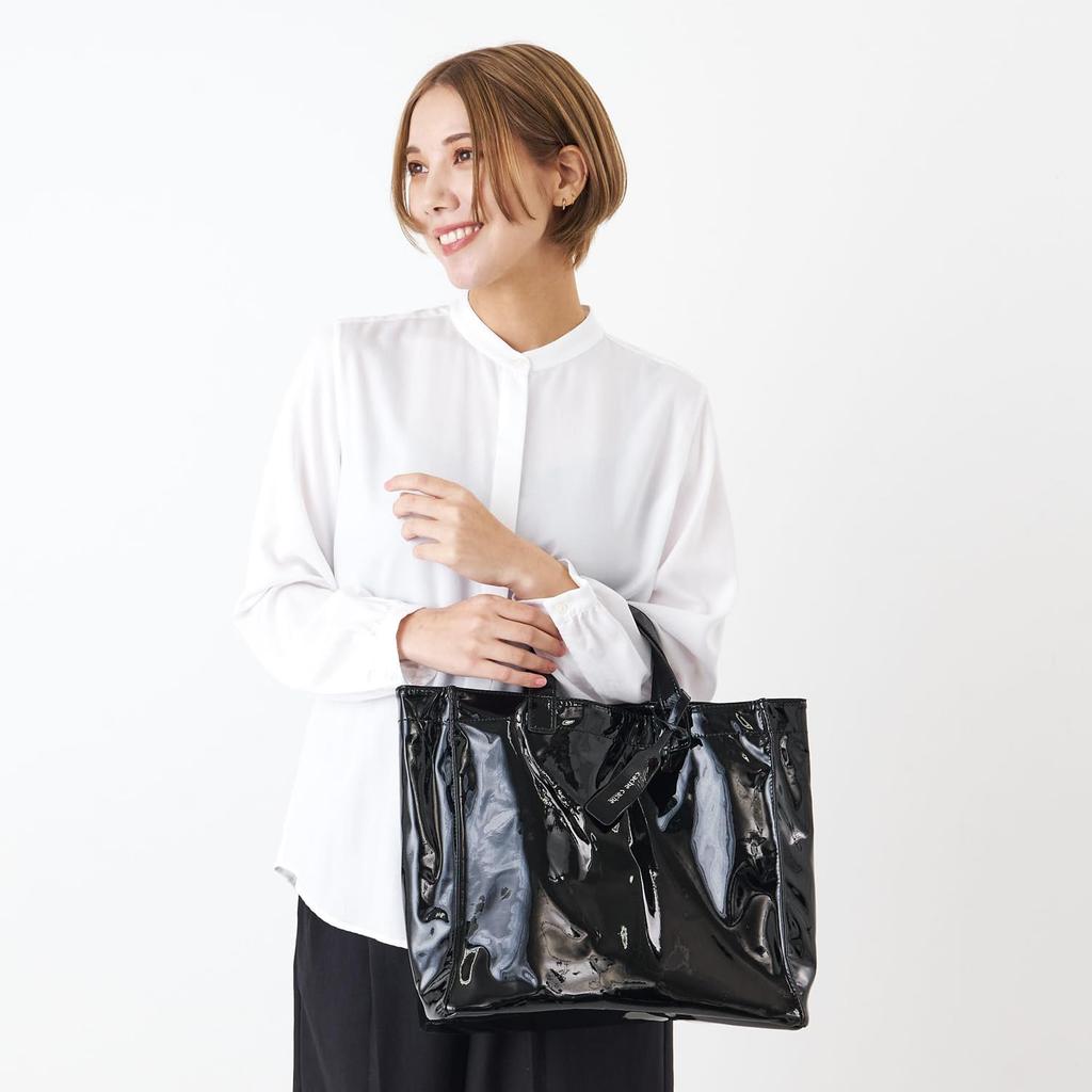 Soft enamel square tote bag