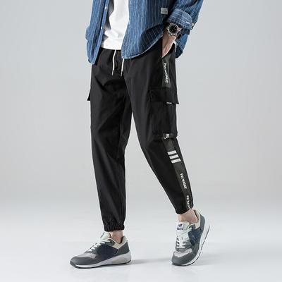 Naujos Hip Hop Joggers Cargo Kelnės Vyriškos Harem Kelnės Daugiakišenės Kaspinėliai Vyriški Sportinės kelnės Gatvės apranga Laisvalaikio vyriškos sportinės kelnės M-7XL