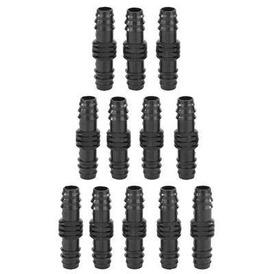 Irrigation Connector 16mm Straight Barb Barbed Hose Repair Joints (12pcs)