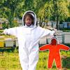 Nuovo Completo da Apicoltura per Bambini Tuta Anti Api per Bambini Abbigliamento Anti Api per Bambini Traspirante Intero Corpo Apicoltura Professionale Sicuro