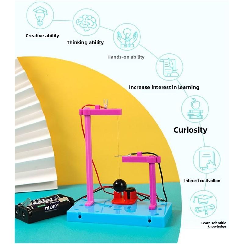 Earthquake Detection Science Toy Diy Physical Model Set With Engineering Features For Kids
