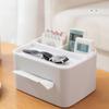 Desktop Remote Control and Tissue Storage Box: Dust-Proof, Simple, Creative, Multi-Functional Organizer for Living Room Coffee Table