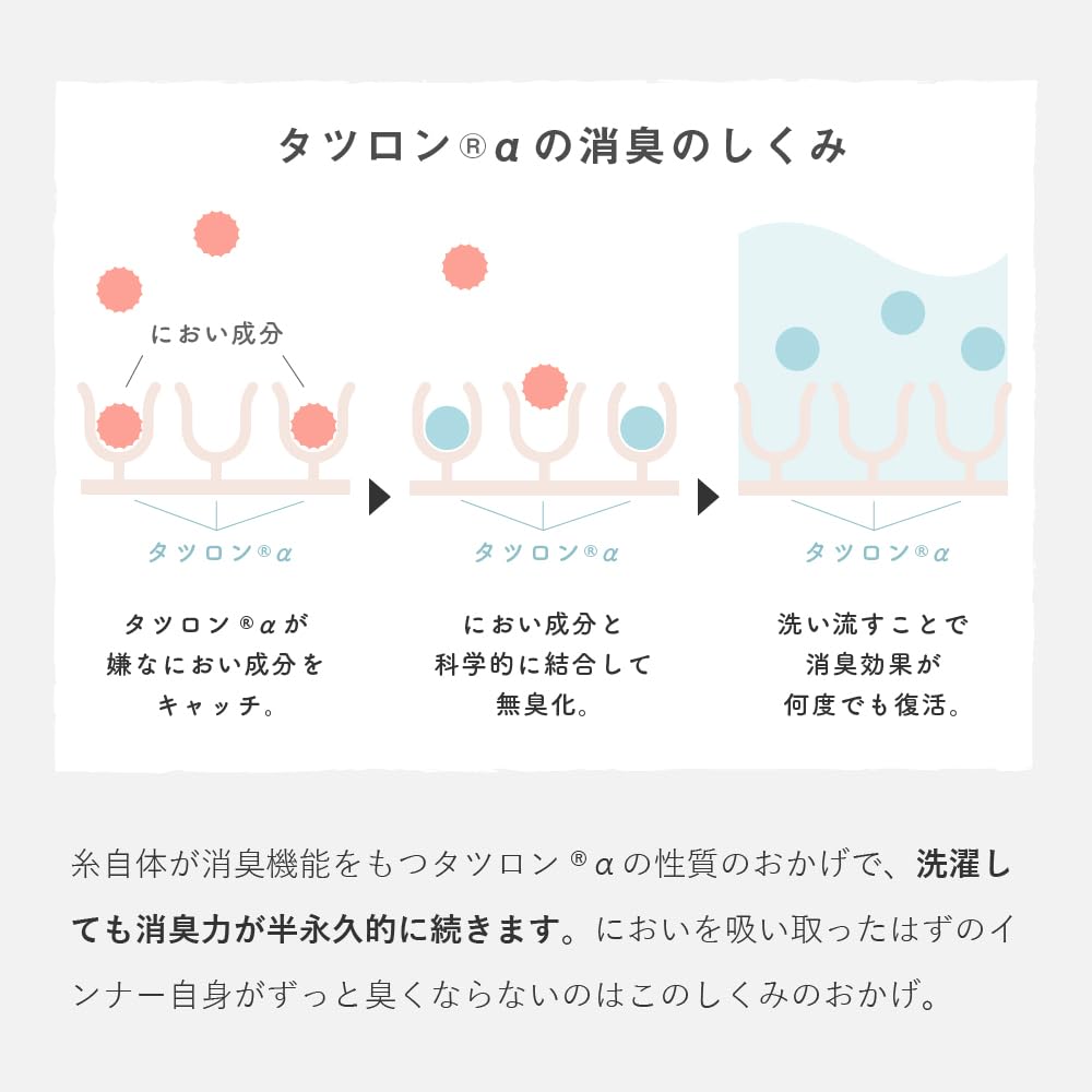 Hinna Deodorizing Cotton Inner Tank Top Nude [hinna] Sweat-Absorbing (with Cups) (M-L, Beige)