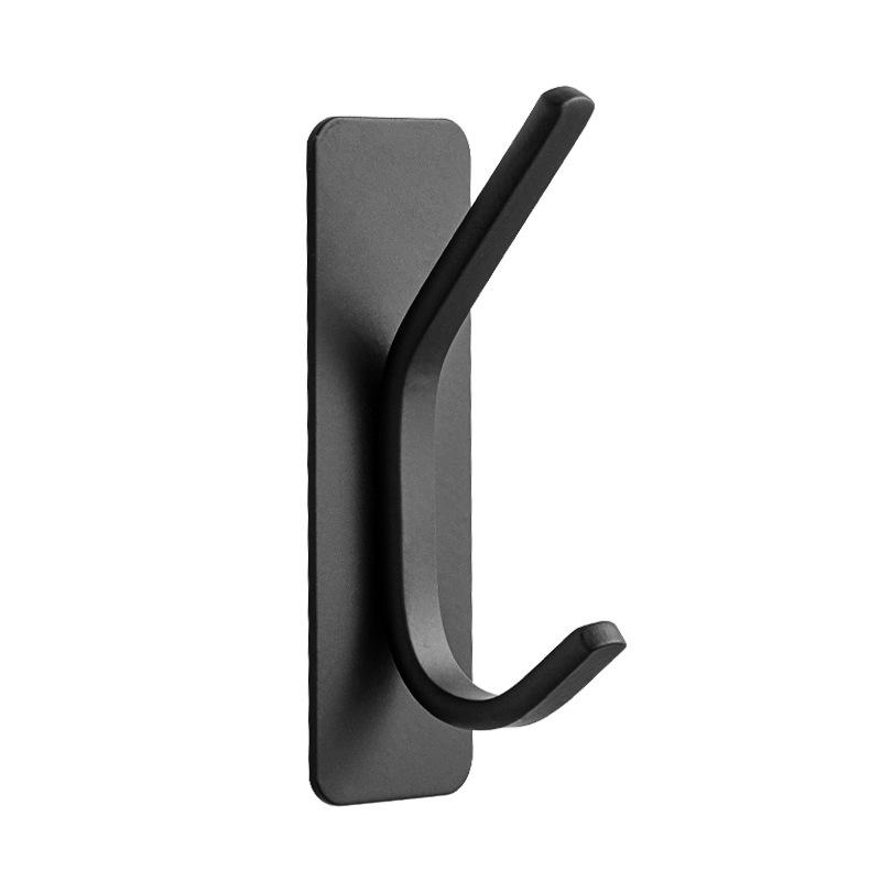 Stainless Steel Adhesive Hooks for Bathroom & Kitchen - Traceless, Rust-Resistant, Strong Adhesion