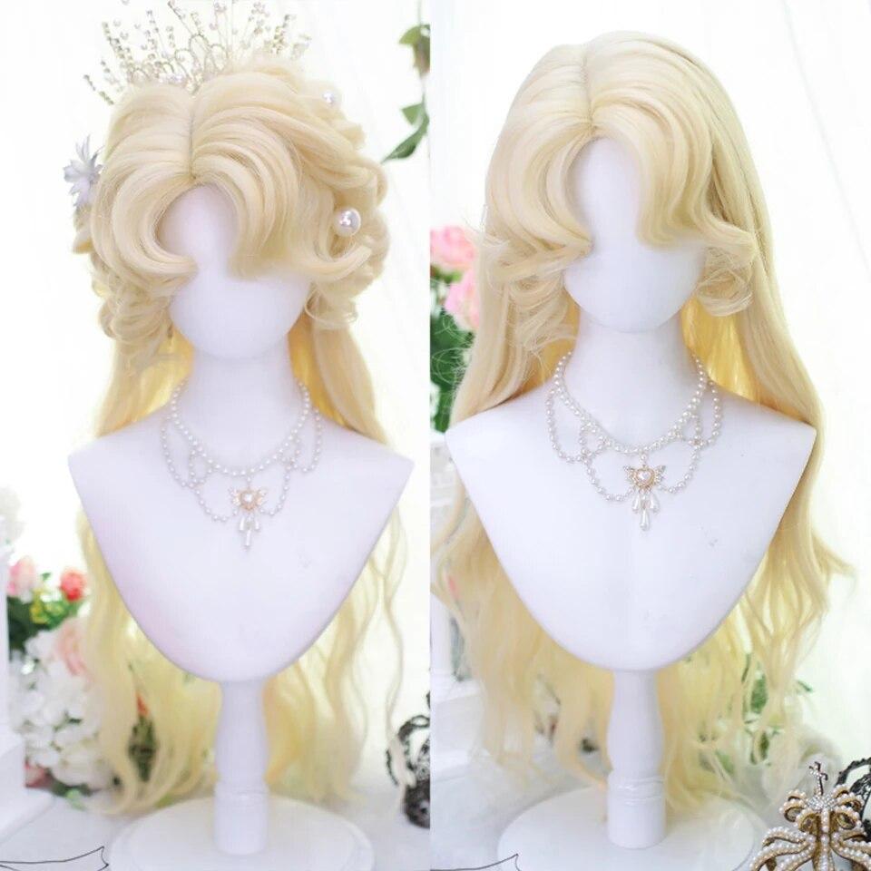 Dlouhá kudrnatá syntetická paruka se středovou ofinou tmavě hnědá paruka z přírodních kudrnatých vlasů ženská Cosplay paruka paruka z tepelně odolných vláken