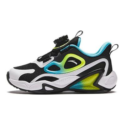 Dziecięce materiałowe buty codzienne z okrągłym noskiem, amortyzujące wstrząsy, odporne na ścieranie, niskie, dla dzieci, sneakersy, czarne, białe, zielone, 312419988-2