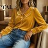 Autumn Shirt Fall Winter Women Velvet Shirt, Regular Fit Button Down Long Sleeve Daily Wear Shirts Top, Soft Solid Color Lapel Collar Blouse for Lady