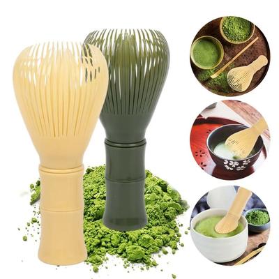 Resin Matcha Whisk With Whisk Holder Reusable Green Tea Powder Whisk Portable Smooth Matcha Whisk Set Tea Set Accessories