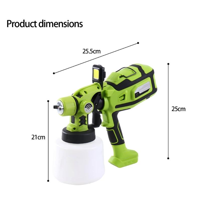 Paint Sprayer HVLP Electric Sprayer Paint Guns with 650W Container,3 Nozzles for Furniture, House Wall