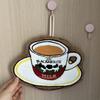 Hong Kong Style Quick-Dry Cartoon Bus Taxi Coral Fleece Hand Towel