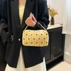 Spring New Japanese Cute Fresh Wind Flower Handbag Soft Girl Corduroy Simple Small Square Bag