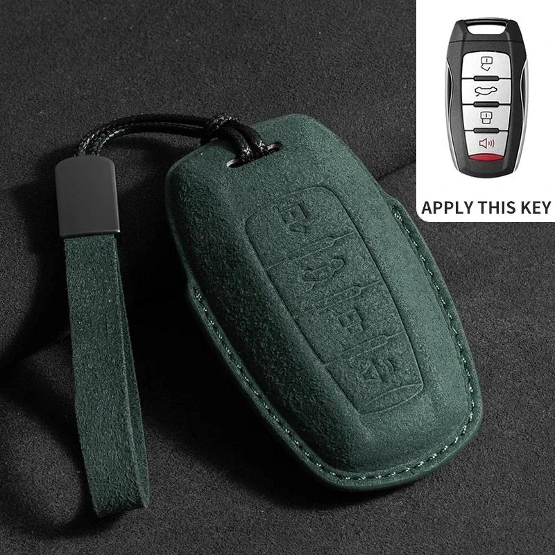 Car Key Case Cover Shell for Great Wall Haval Jolion 2026 H6 H7 H4 H9 F5 F7 F7X F7H H2S GMW Dargo Alcantara Car Key Accessories