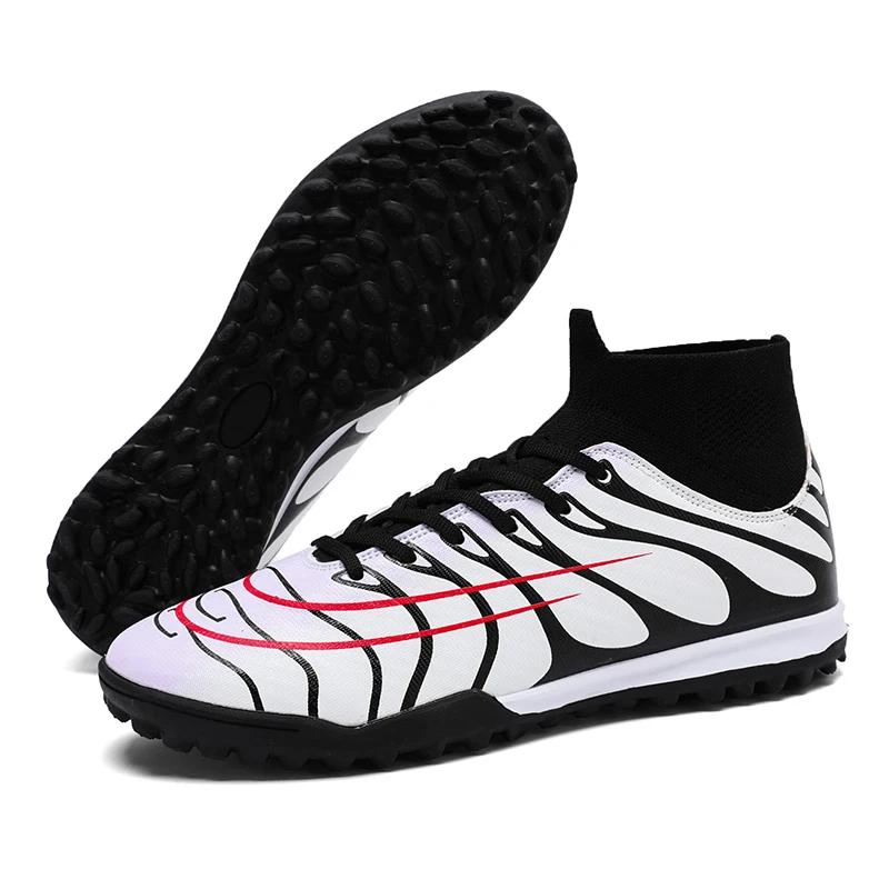 Herren Fußballschuhe Atmungsaktiv TF/FG Sport Fußballschuhe Outdoor Trainingsschuhe Bequem Indoor Hoher Knöchel Outdoor Großhandel