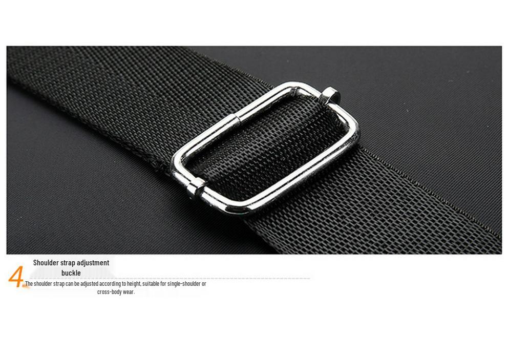 Waterproof Oxford Cloth Wear-resistant Cross-border Business Briefcase, Large Capacity, New 2026 Model