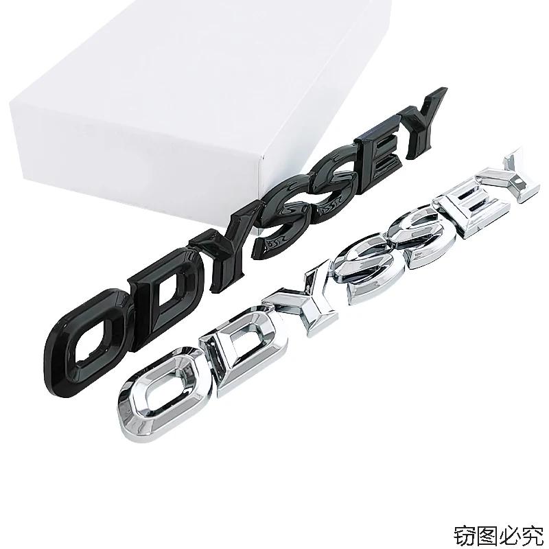 ABS Car Letters Stickers for Honda ODYSSEY Logo Decals Auto Side Rear Trunk 3D Emblem Badge Modification Styling Decoration
