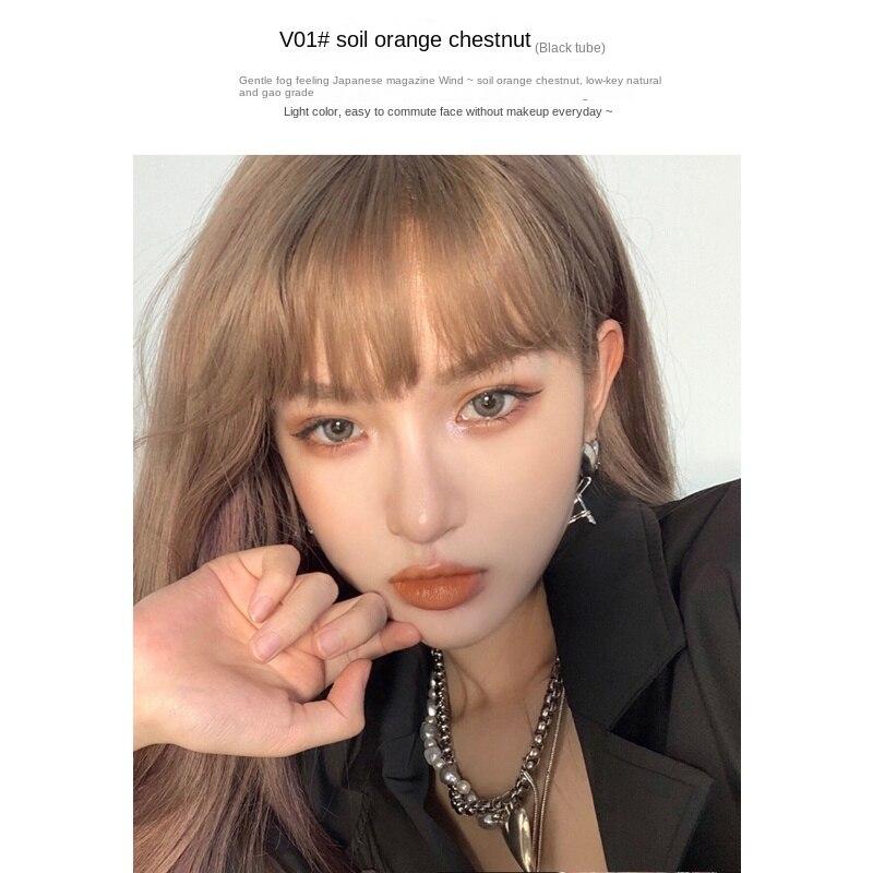 VIBELY transparentní stříbrná matná sametová rtěnka pigmentovaná voděodolná rtěnka Small Ice Cube Shape Lip Makeup Lipstick