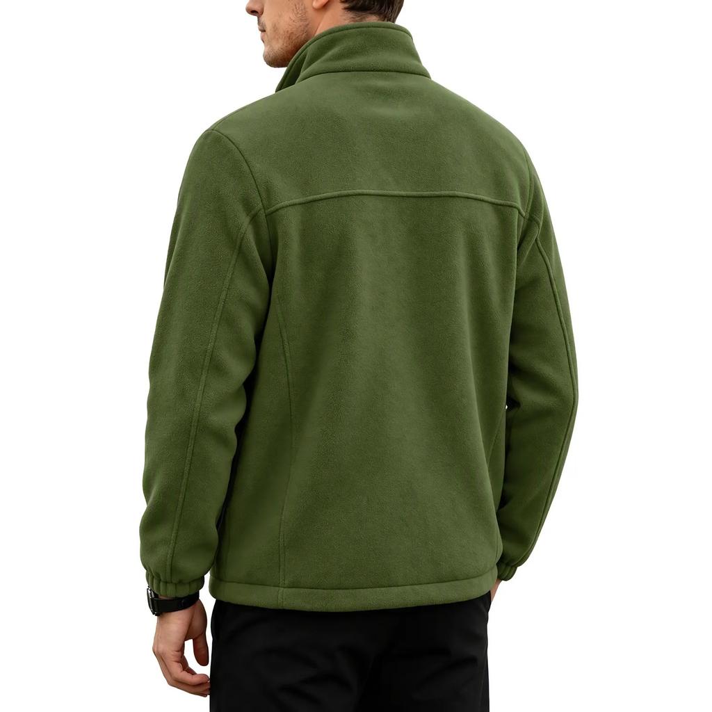 Veste Homme à Col Montant pour l'Automne Hiver Activités Extérieures, Vêtement d'Extérieur Décontracté