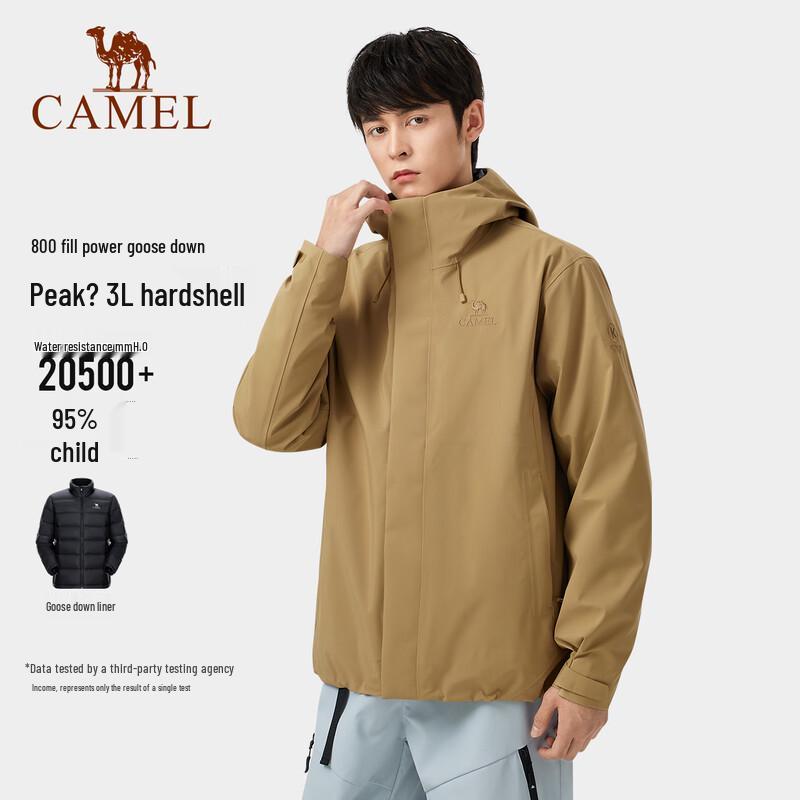 CAMEL Men's 3-in-1 Outdoor Jacket